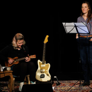 Lecture musicale, Amandine Dhee et Sarah Decroocq © Hervé Veronese